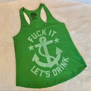 Fuck It Let’s Drink women’s racerback tank